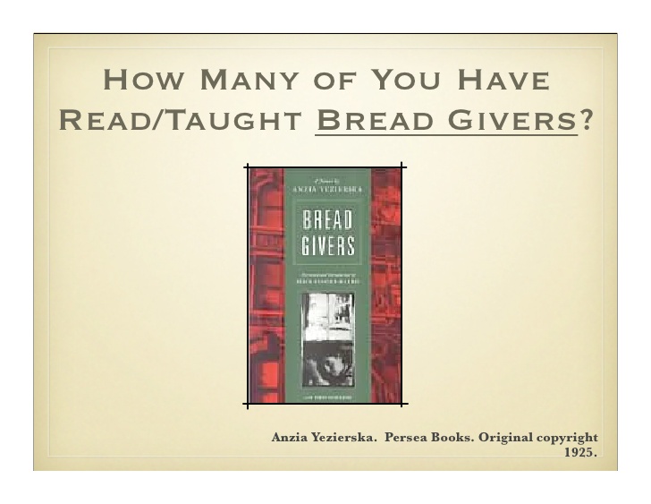 Bread givers analysis